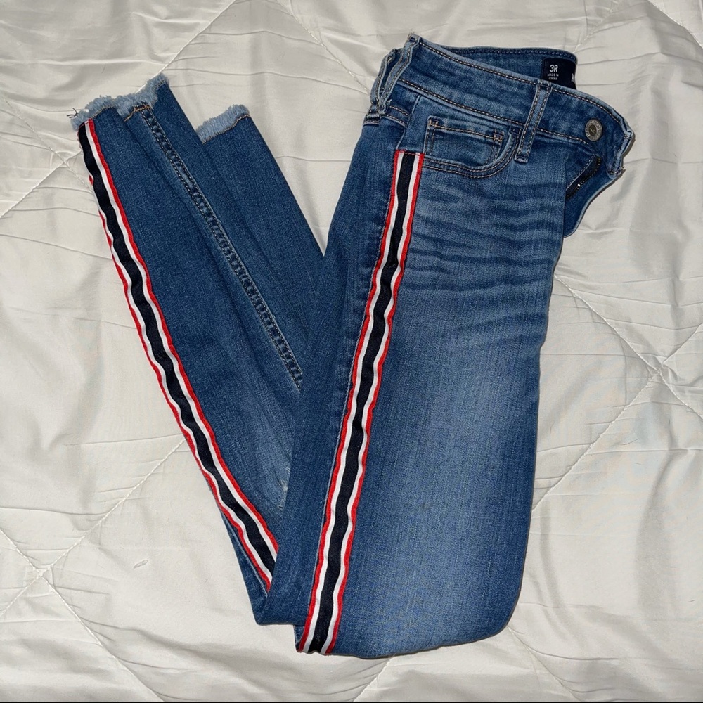 High Rise Crop Super Skinny Hollister Jeans